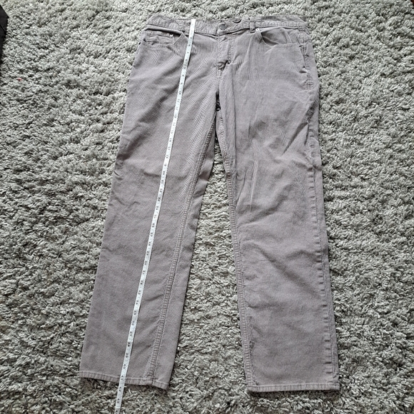 Calvin Klein | Men's Tan(almost grey) corduroy straight leg jean pant - Picture 10 of 11